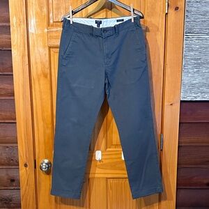 Men's J. Crew Dark Gray Chino Pants